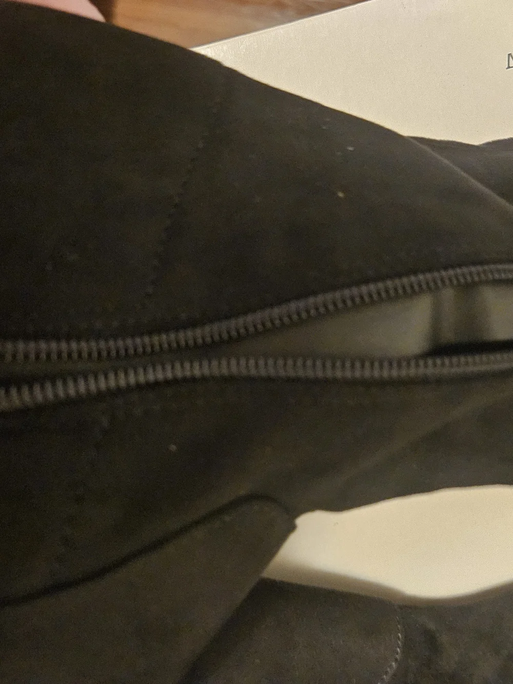 a new day Sidney Black Over-The-Knee Suede Boots Size 6.5 New In Box
